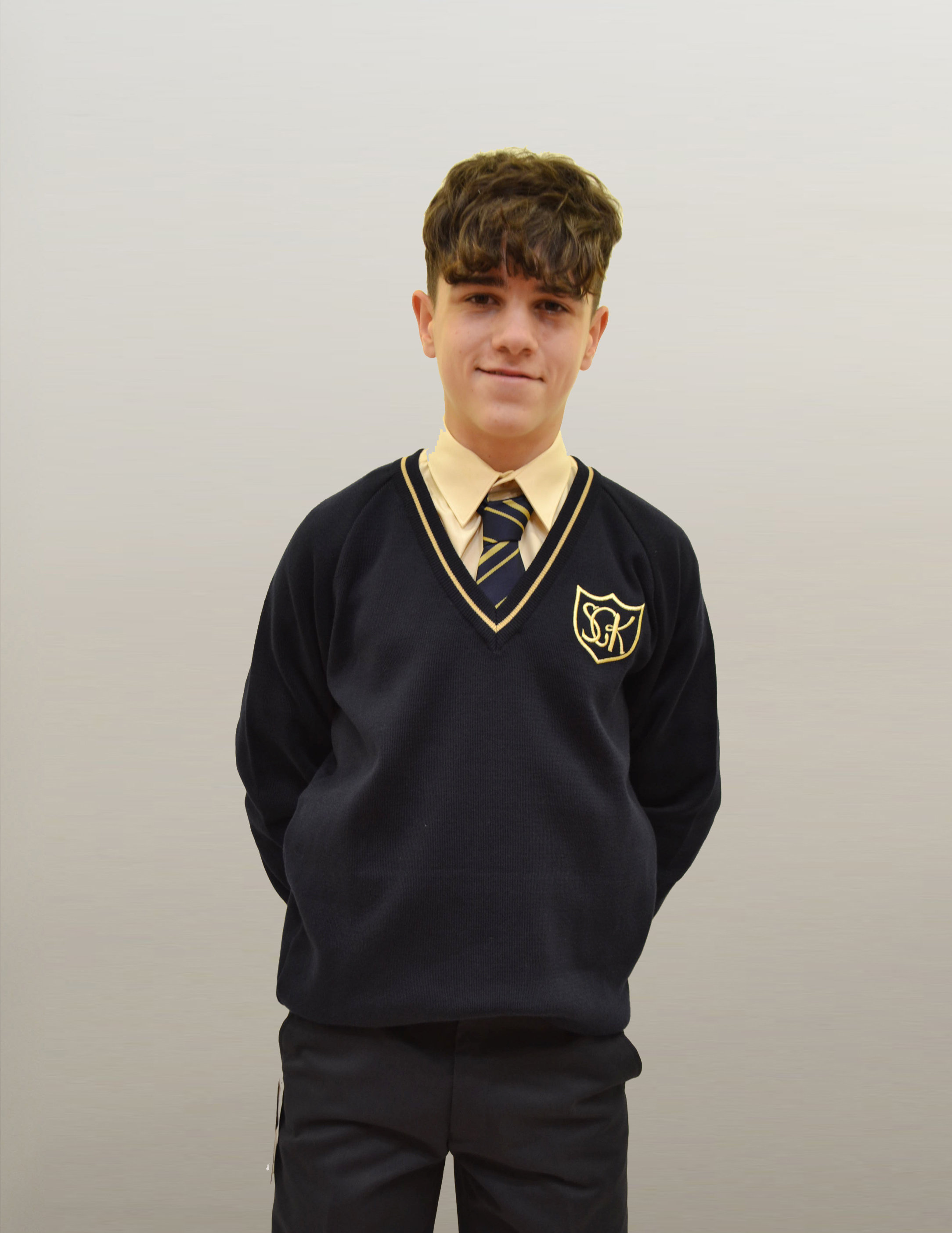 Navy Cotton Mix Seamount Jumper (SS6)The Schoolwear Centre
